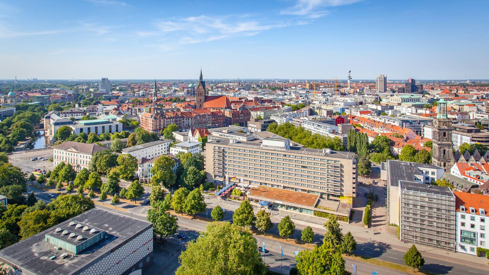 Bank Jobs in Hannover: Stadtansicht von Hannover
