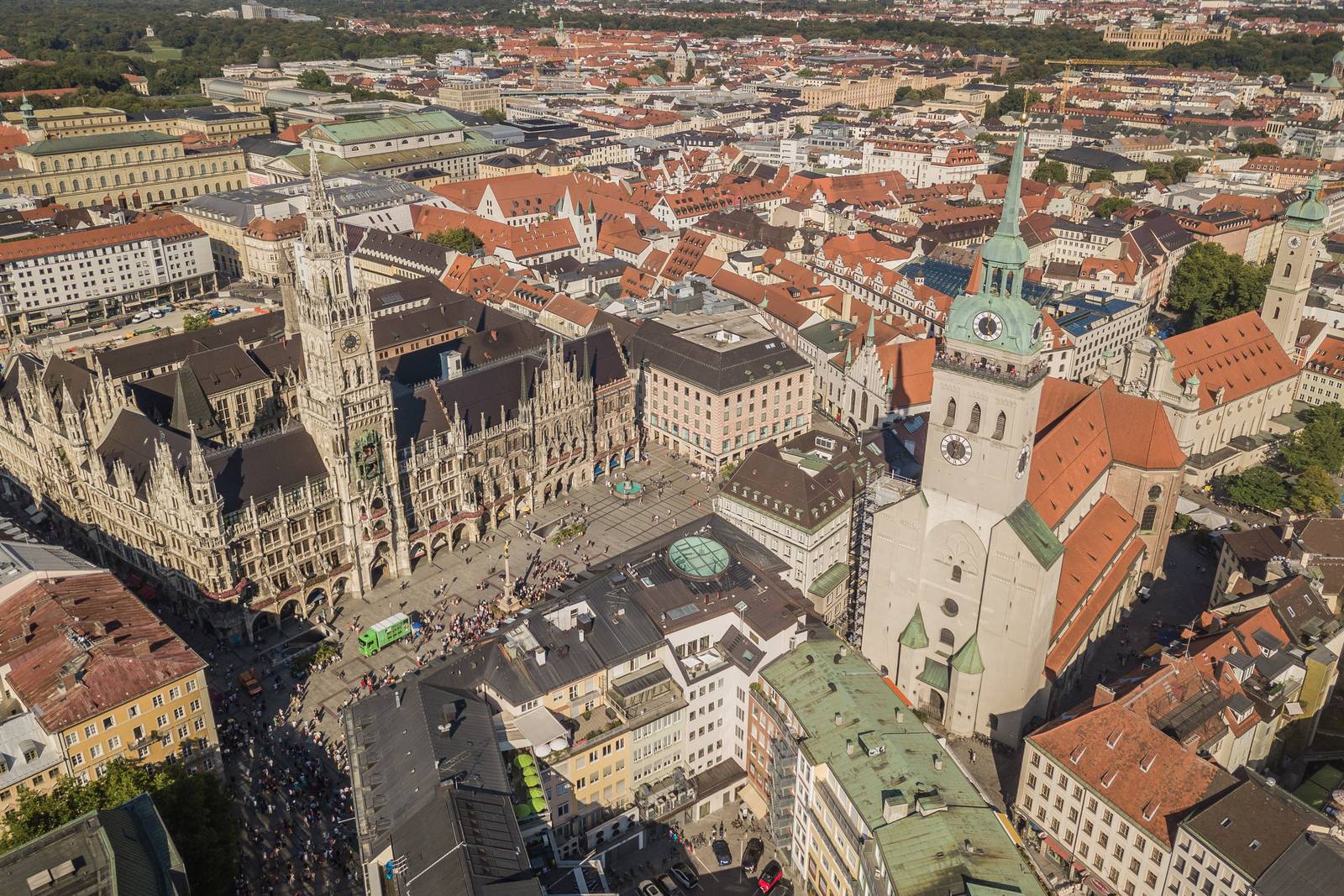 Bank Jobs in München: Stadtansicht von München
