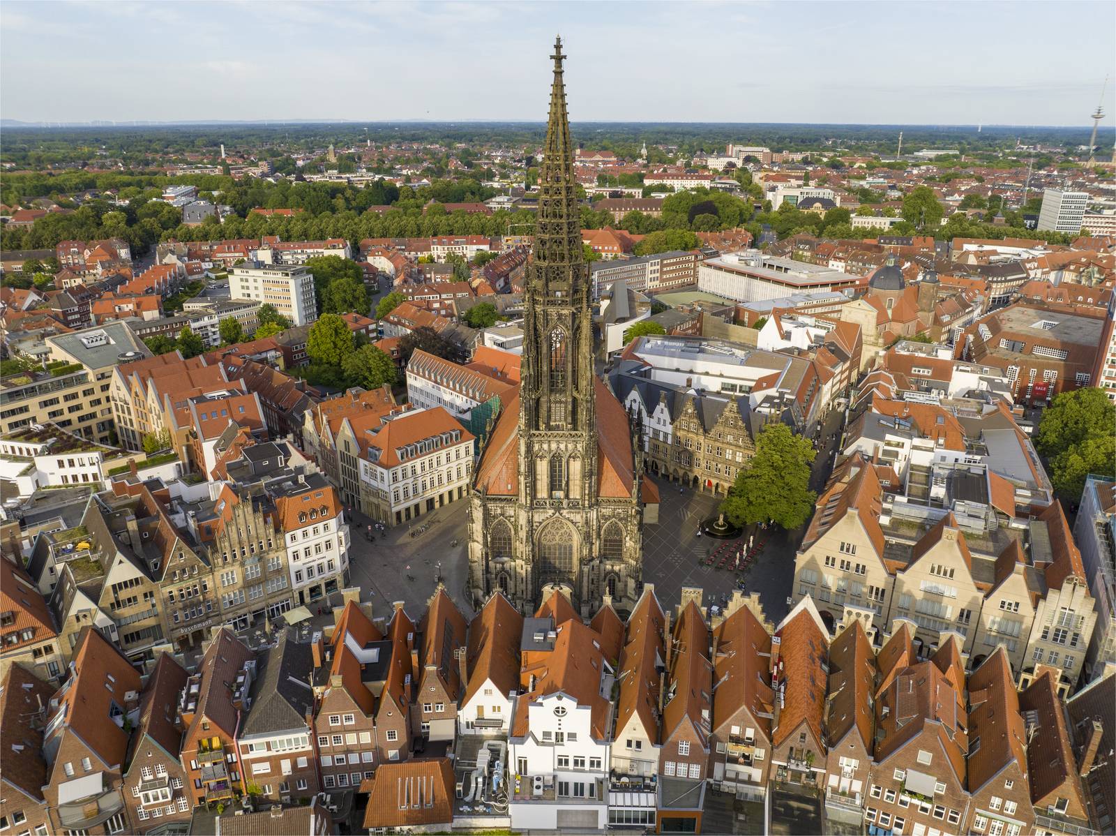 Bank Jobs in Münster: Stadtansicht von Münster